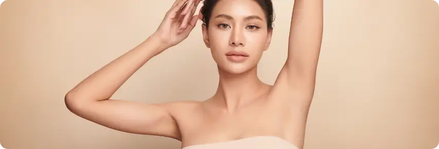 results of Underarm Botox treatment for sweat reduction